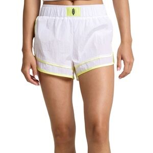 NWT Free People Women's FP Movement Varsity Blues Shorts. Size Large.